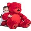 Teddy Bear Gift For Girlfriend/Mom/Kids 36 Inches Red