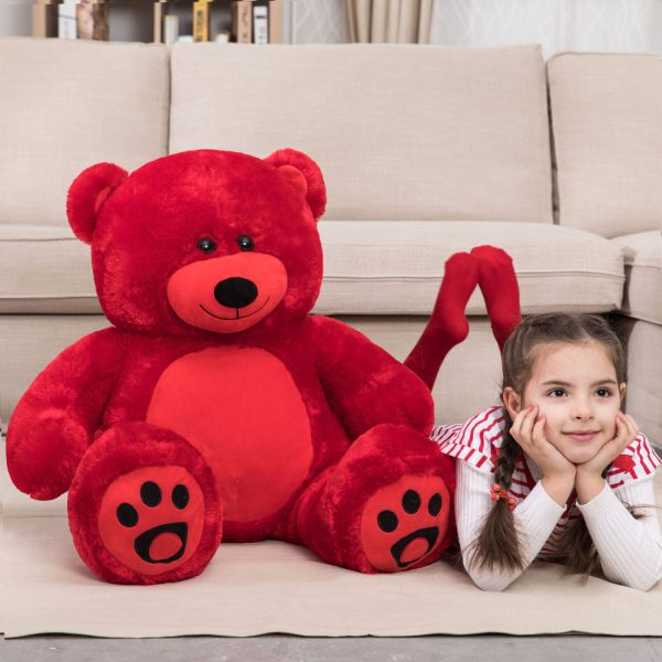 Teddy Bear Gift For Girlfriend/Mom/Kids 36 Inches Red - Image 2