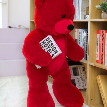 Daney teddy bear 3foot red 003