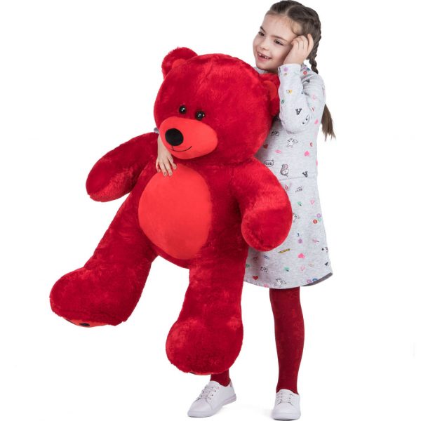 Teddy Bear Gift For Girlfriend/Mom/Kids 36 Inches Red - Image 5