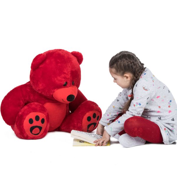 Daney teddy bear 3foot red 008