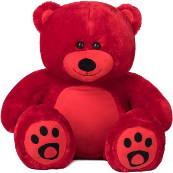 Daney teddy bear 3foot red 011
