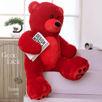 Daney teddy bear 3foot red 015