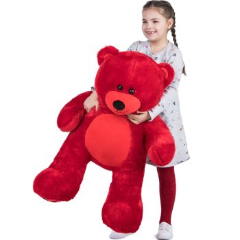 Daney teddy bear 3foot red 019