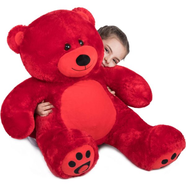 Teddy Bear Gift For Girlfriend/Mom/Kids 36 Inches Red - Image 22