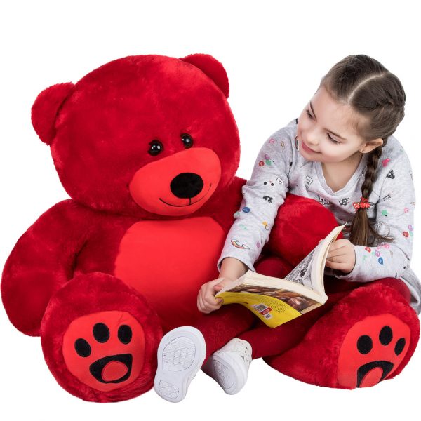 Teddy Bear Gift For Girlfriend/Mom/Kids 36 Inches Red - Image 23