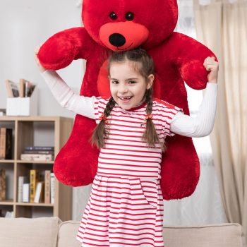 Daney teddy bear 3foot red 030