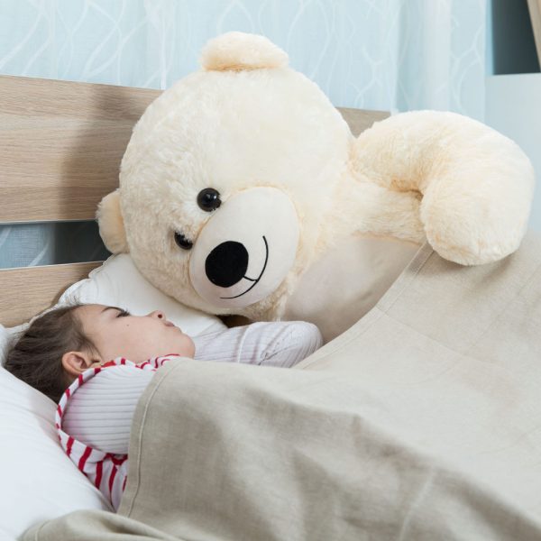 Teddy Bear Gift For Girlfriend/Mom/Kids 36 Inches Ivory White - Image 7