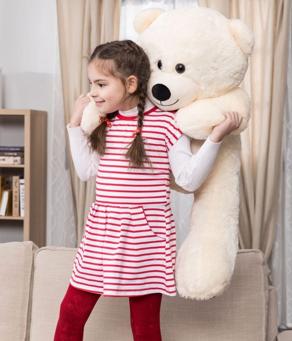 Teddy Bear Gift For Girlfriend/Mom/Kids 36 Inches Ivory White - Image 25
