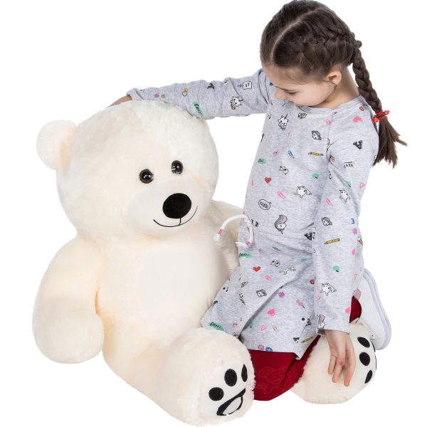 Teddy Bear Gift For Girlfriend/Mom/Kids 36 Inches Ivory White - Image 27