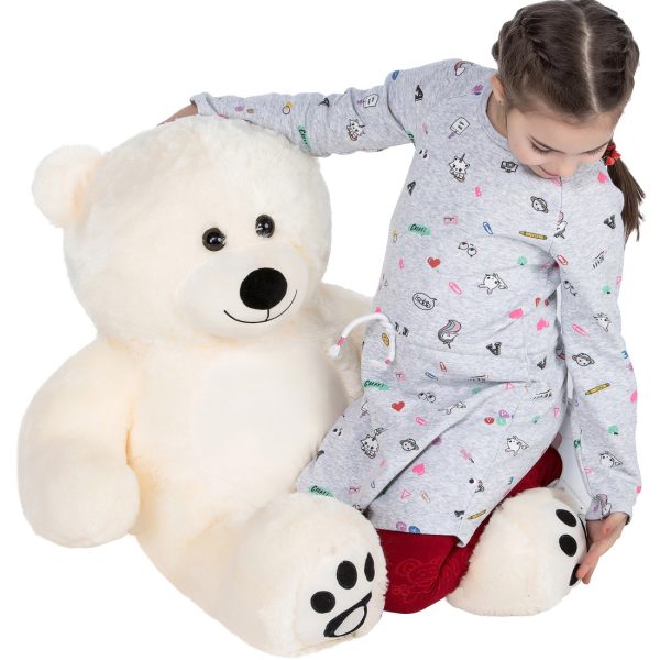 Teddy Bear Gift For Girlfriend/Mom/Kids 36 Inches Ivory White - Image 28