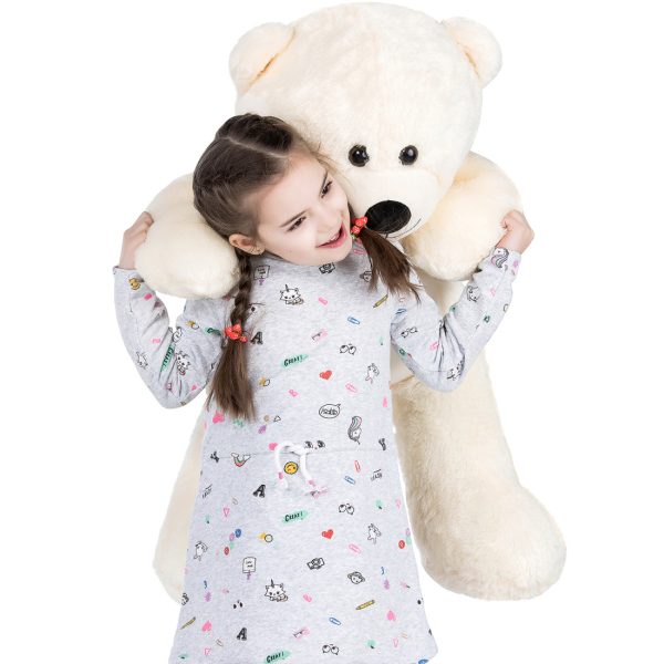 Daney teddy bear 3foot white 029