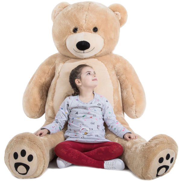 Giant Teddy Bear Big Teddy Bear 72 Inches Brown - Image 3