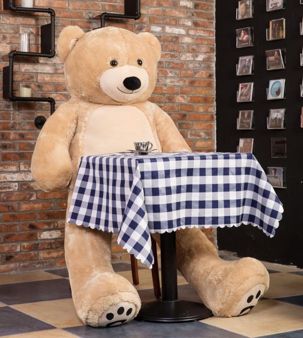 Daney teddy bear 6foot light brown 003