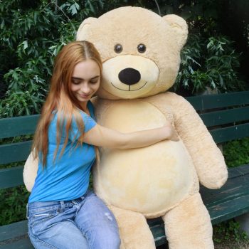 Daney teddy bear 6foot light brown 023