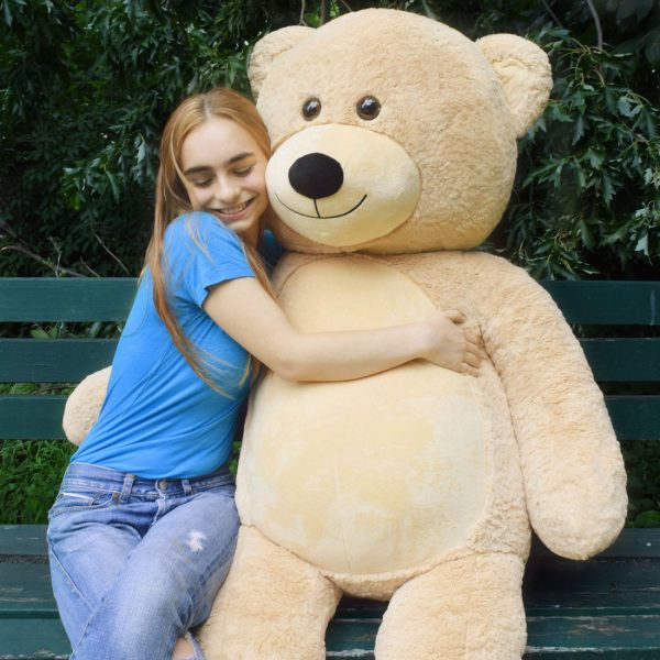 Daney teddy bear 6foot light brown 026