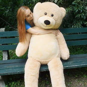 Daney teddy bear 6foot light brown 027