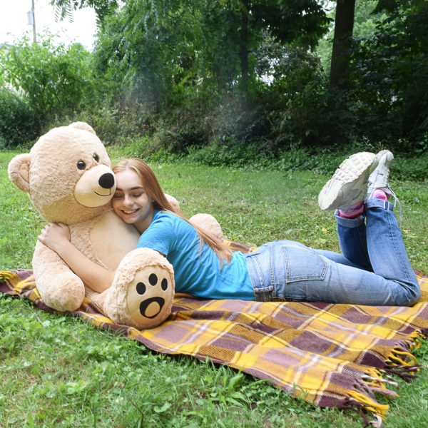 Daney teddy bear 6foot light brown 030