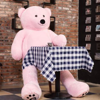 Daney teddy bear 6foot pink 004