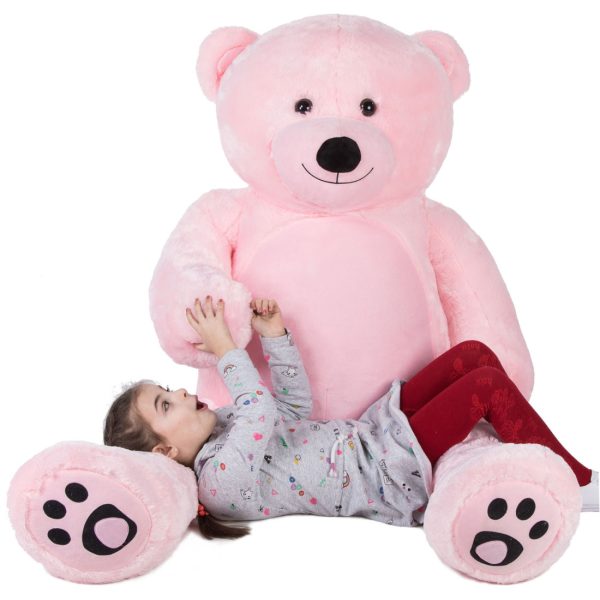 Giant Teddy Bear Big Teddy Bear 72 Inches Pink - Image 6