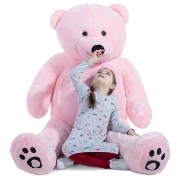 Daney teddy bear 6foot pink 006