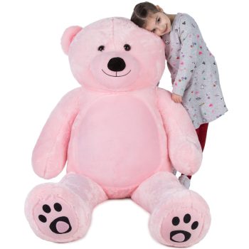 Daney teddy bear 6foot pink 007