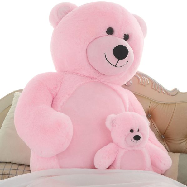 Giant Teddy Bear Big Teddy Bear 72 Inches Pink - Image 8