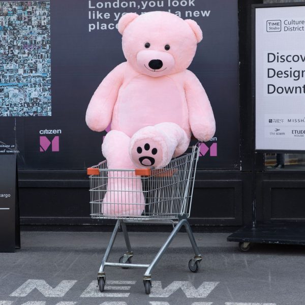 Giant Teddy Bear Big Teddy Bear 72 Inches Pink - Image 29