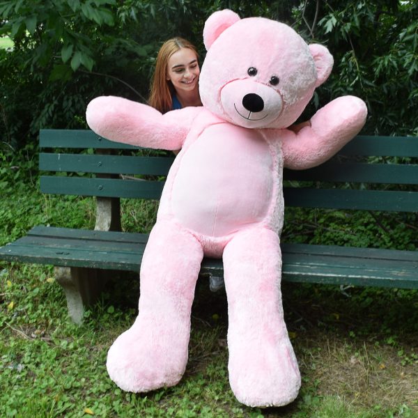 Giant Teddy Bear Big Teddy Bear 72 Inches Pink - Image 25