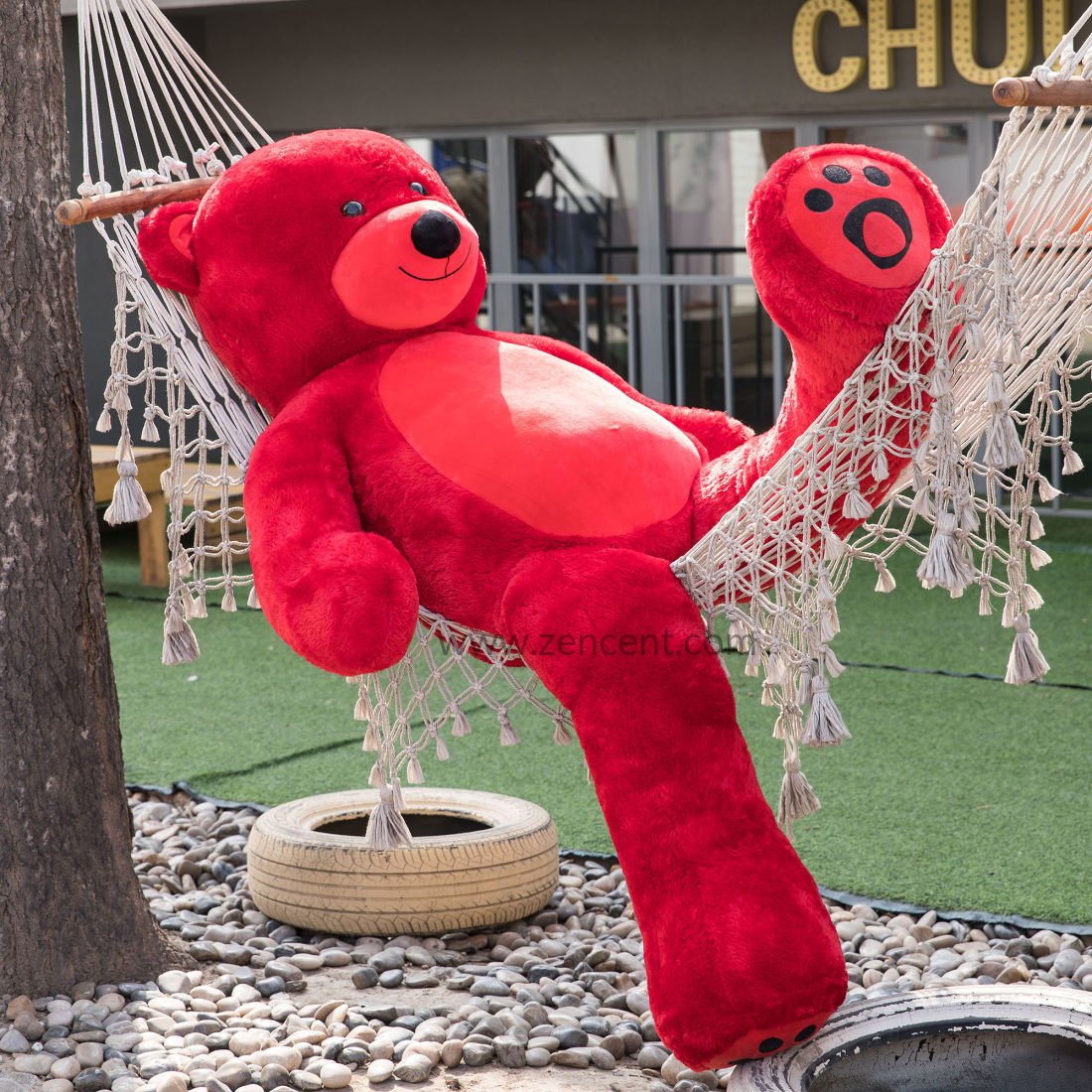 Giant Teddy Bear Big Teddy Bear 72 Inches Red ZenCent