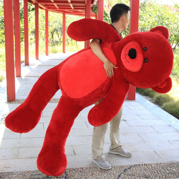 Daney teddy bear 6foot red 005