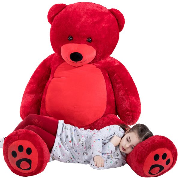 Giant Teddy Bear Big Teddy Bear 72 Inches Red - Image 13
