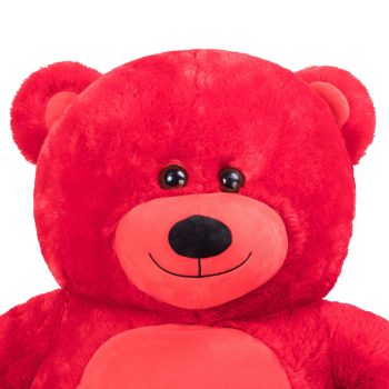 Daney teddy bear 6foot red 017