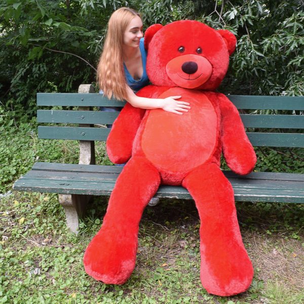 Giant Teddy Bear Big Teddy Bear 72 Inches Red - Image 19