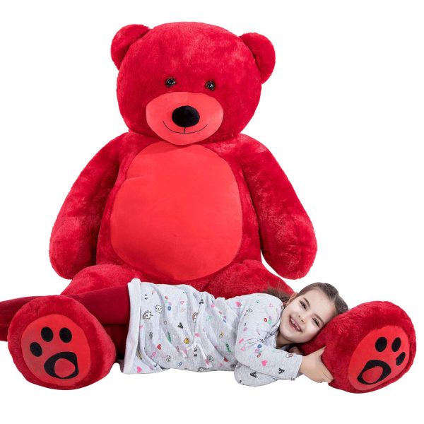 Giant Teddy Bear Big Teddy Bear 72 Inches Red - Image 22