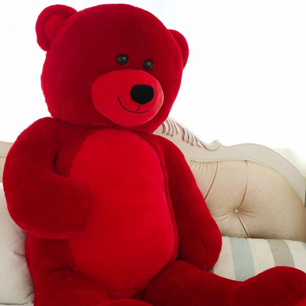 Daney teddy bear 6foot red 026