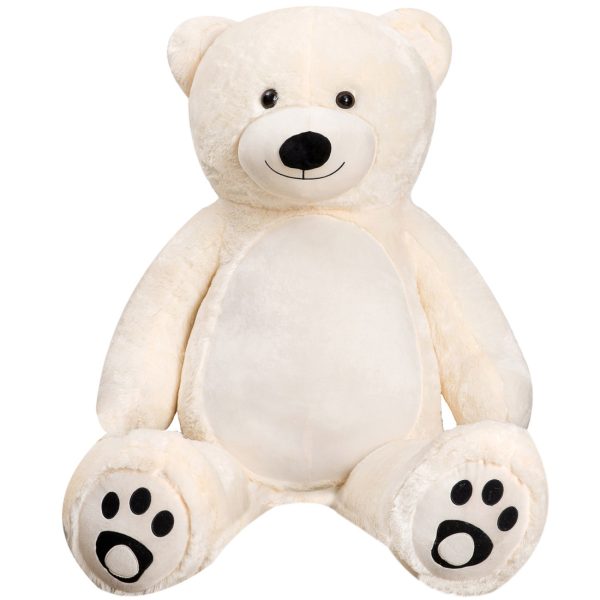 Giant Teddy Bear Big Teddy Bear 72 Inches Ivory White - Image 15