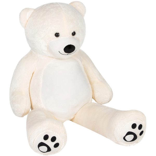 Giant Teddy Bear Big Teddy Bear 72 Inches Ivory White - Image 16