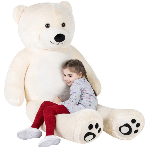 Giant Teddy Bear Big Teddy Bear 72 Inches Ivory White - Image 21