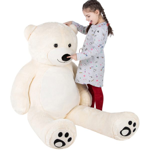 Giant Teddy Bear Big Teddy Bear 72 Inches Ivory White - Image 23