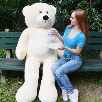 Daney teddy teddy 6foot white 029