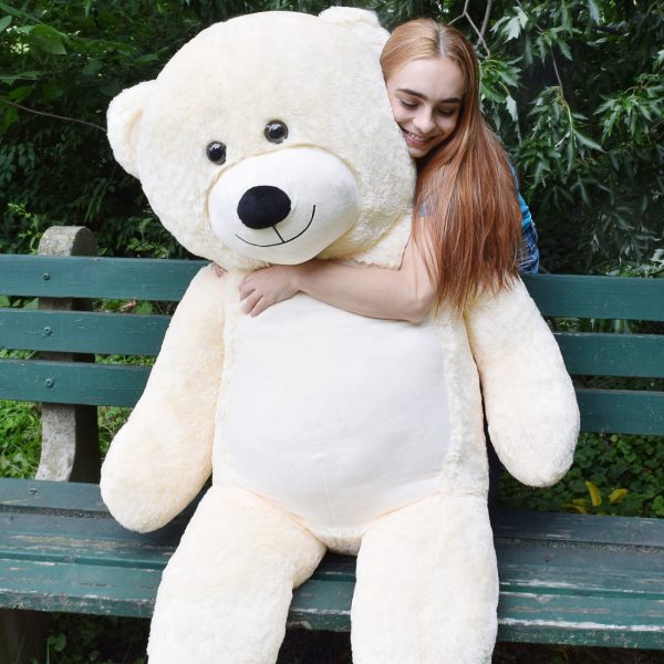 Giant Teddy Bear Big Teddy Bear 72 Inches Ivory White - Image 33