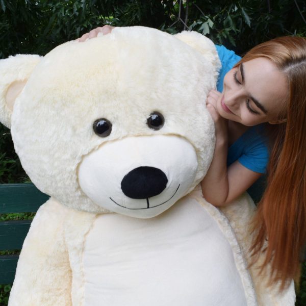 Giant Teddy Bear Big Teddy Bear 72 Inches Ivory White - Image 35