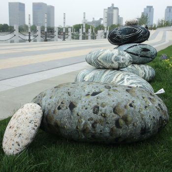 Pebble-shaped Floor Cushions Rock Pillows 