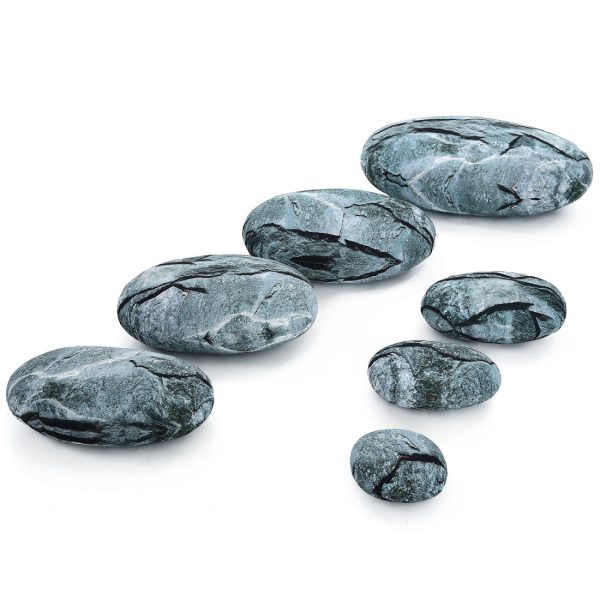 Rock Pillows Stone Cushions Pebble Pillow Throws Home Interior Design Art Decor Pillows Faux Rocks 7 Pieces - Image 4
