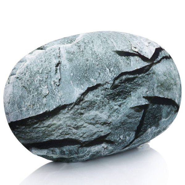 Rock Pillows Stone Cushions Pebble Pillow Throws Home Interior Design Art Decor Pillows Faux Rocks 7 Pieces - Image 7