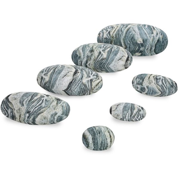 Stone Rock Pebble Pillows Decorative Throw Pillows Kids Toy Pillows Floor Pillows Photography Props 7 Pieces - Image 4