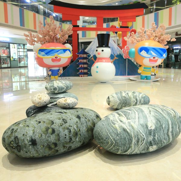 Stone Rock Pebble Pillows Decorative Throw Pillows Kids Toy Pillows Floor Pillows Photography Props 7 Pieces - Image 7