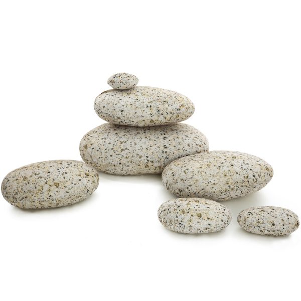Pebble Stone Rock Pillows Decorative Throw Pillows Home Decor Floor Pillows Accent Sofa Pillows 7 Pieces - Image 2