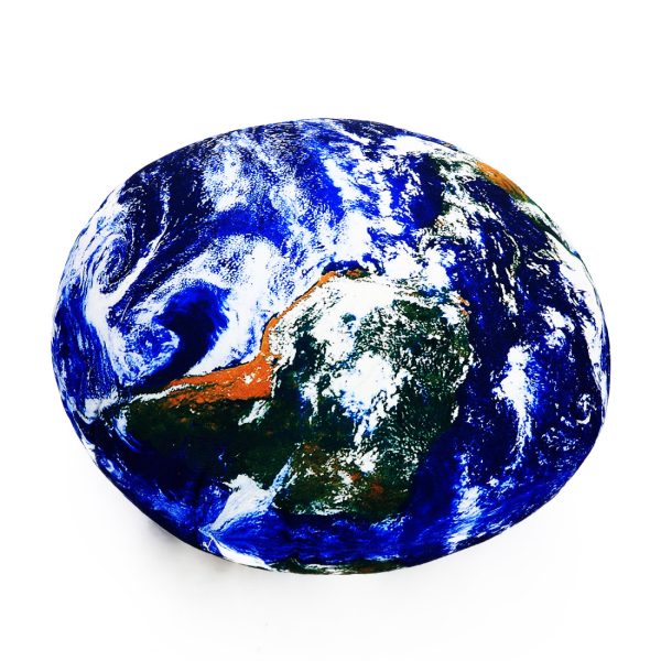 Three-Dimensional Curve Floor Pillows Creative Home Decoration Analog Planet Stuffed Pillows Toy Photo Or Film Props Throw Pillows Earth - Image 2